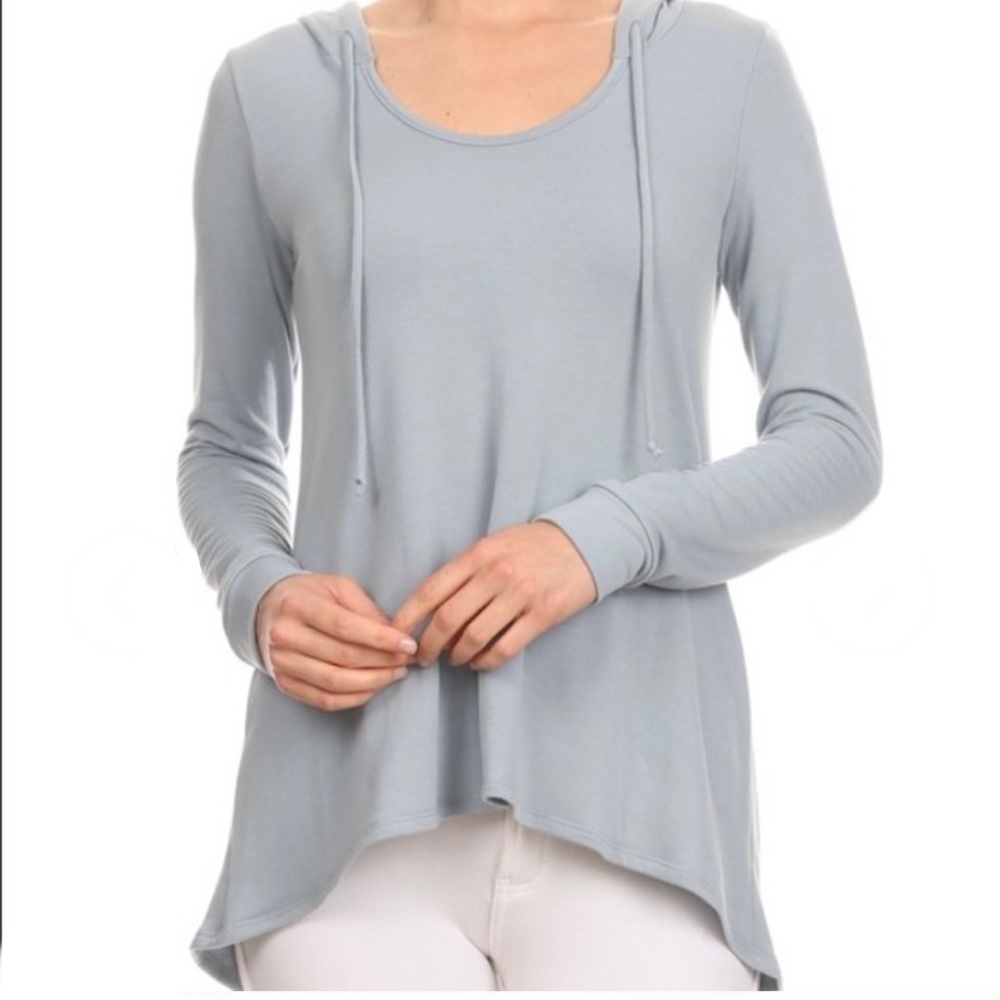 French Terry Hooded Top